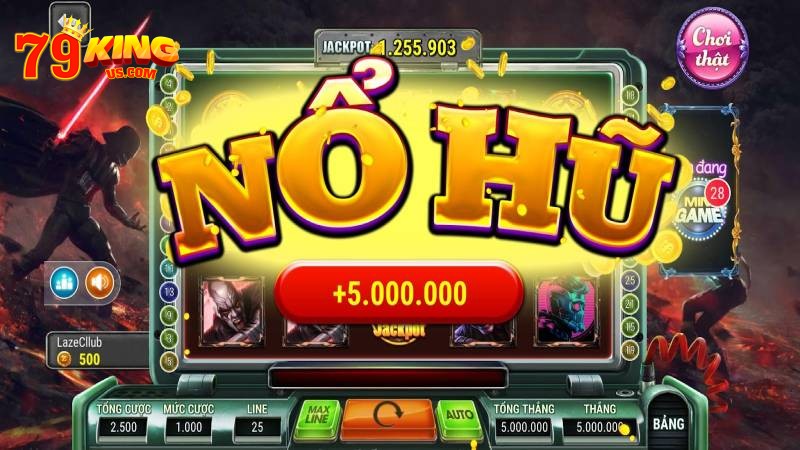 Người chơi có thể dễ dàng điều chỉnh mức cược khi quay hũ tại hệ thống